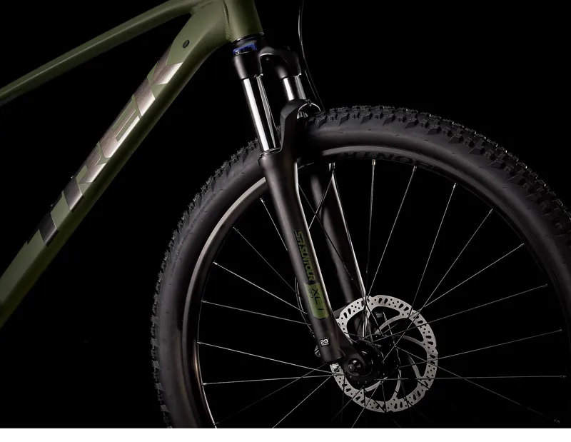 Trek Marlin 6 Mountain Bike in Matte Olive Grey-3